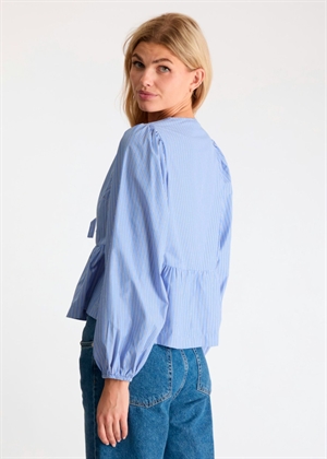 Esmee stripe bluse Blue Neo Noir 